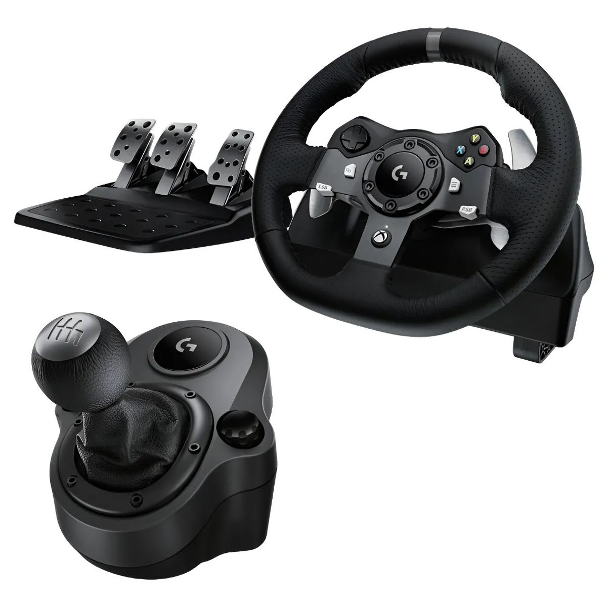 LOGITECH - Kit Volante G920 Xbox Pc + Palanca Cambios Negro Com02
