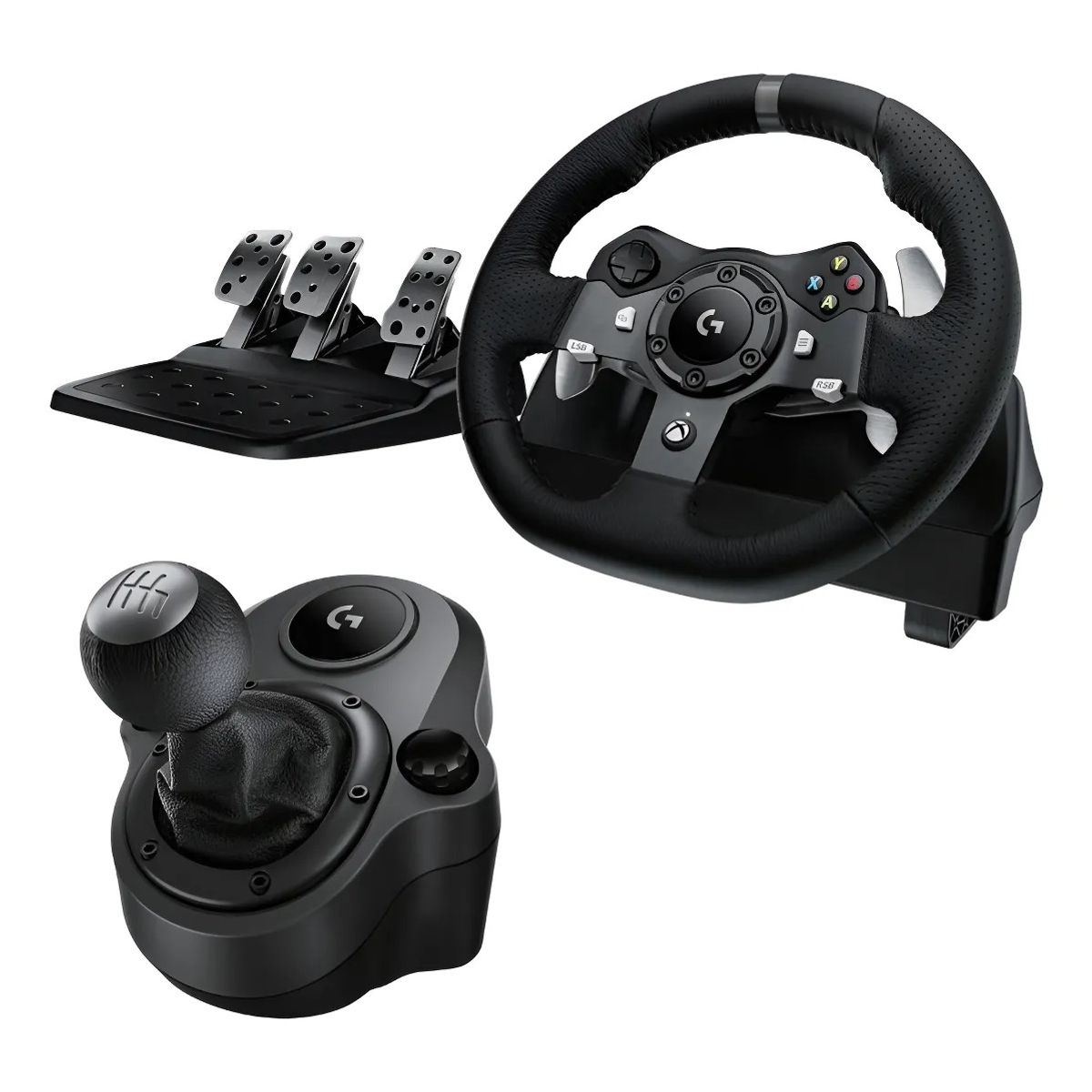 LOGITECH - Kit Volante G920 Xbox Pc + Palanca Cambios Negro Com02