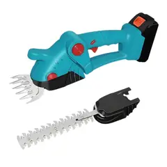 NOVYSTOR - Cortasetos Inalámbrico 2en1 24V 20000rpm Azul