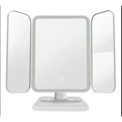 GENERICO - Espejo Iluminado Para Maquillaje Espejo De Tocador Plegable