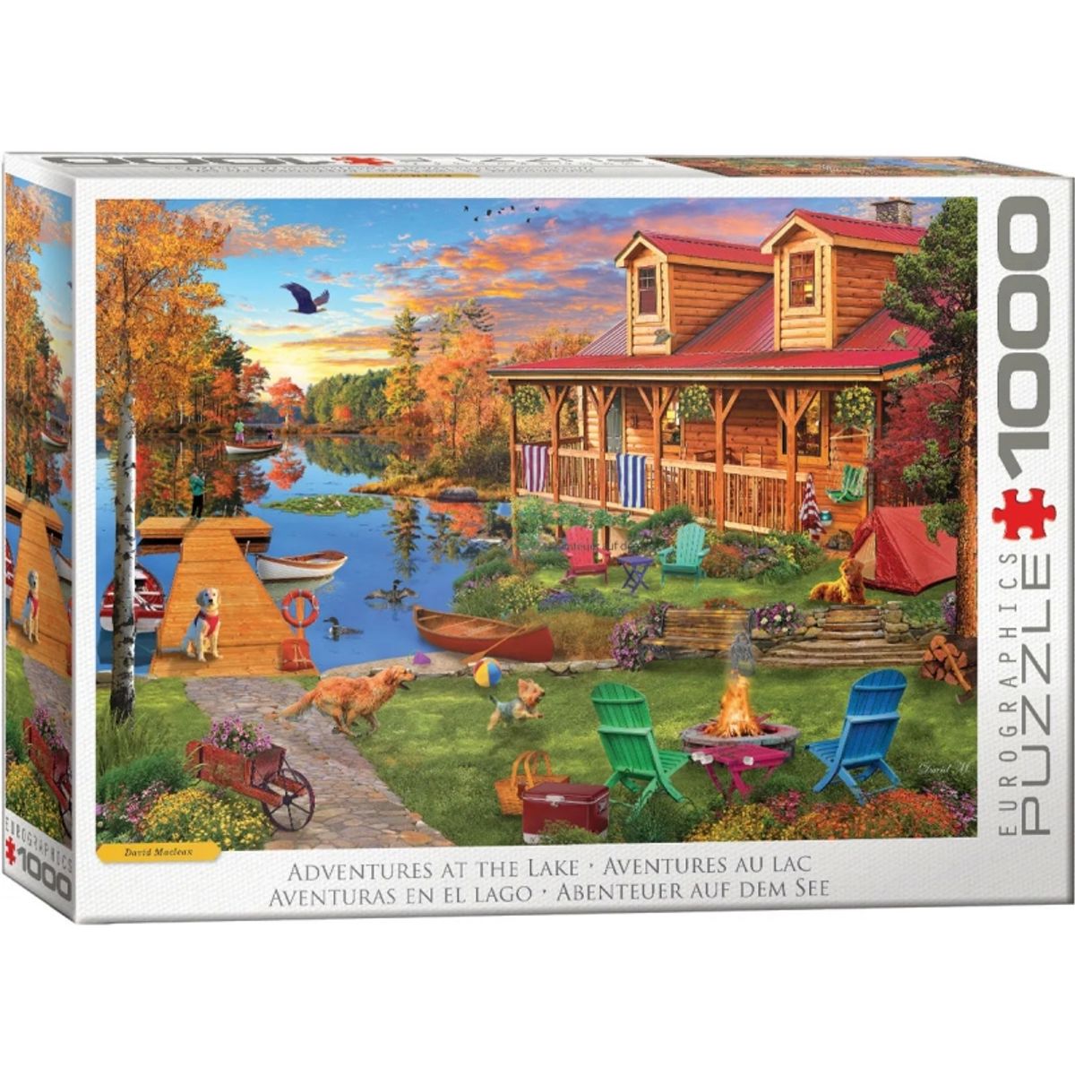 EUROGRAPHICS - EUROGRAPHICS 6000-6136 ADVENTURES AT LAKE BY MACLEAN 1000