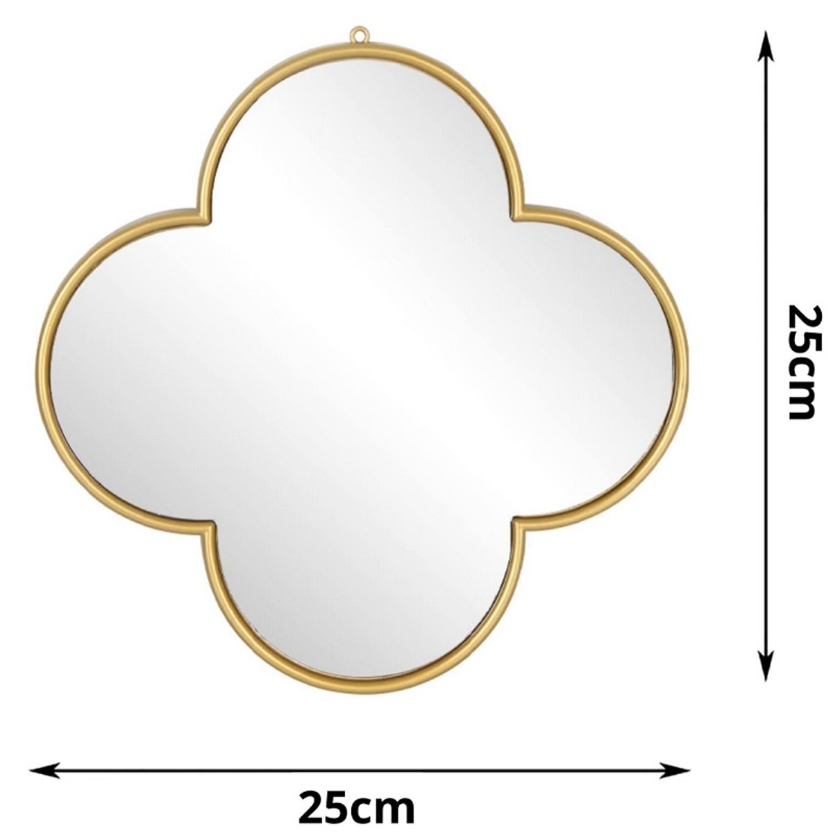 GENERICO - SET ESPEJOS TREBOL DECORATIVOS