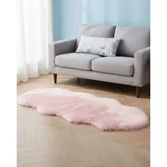 GENERICO - Alfombra de pelo de Oveja sintetico ultra suave