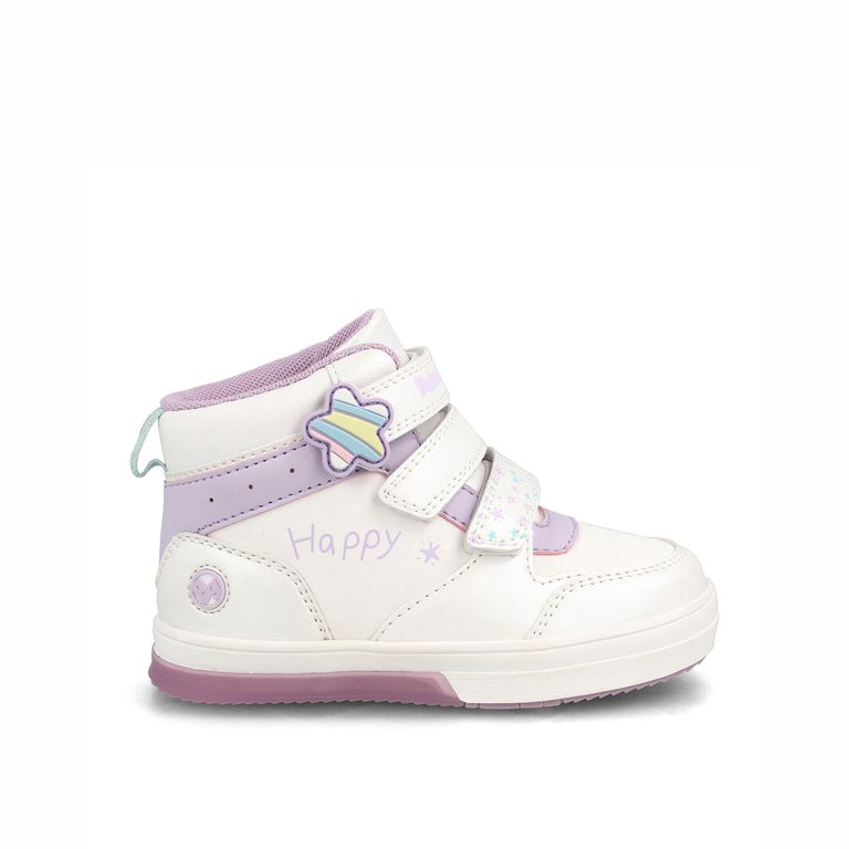 Botin Nina Bubblegummers Neon Blanco Blanco 22