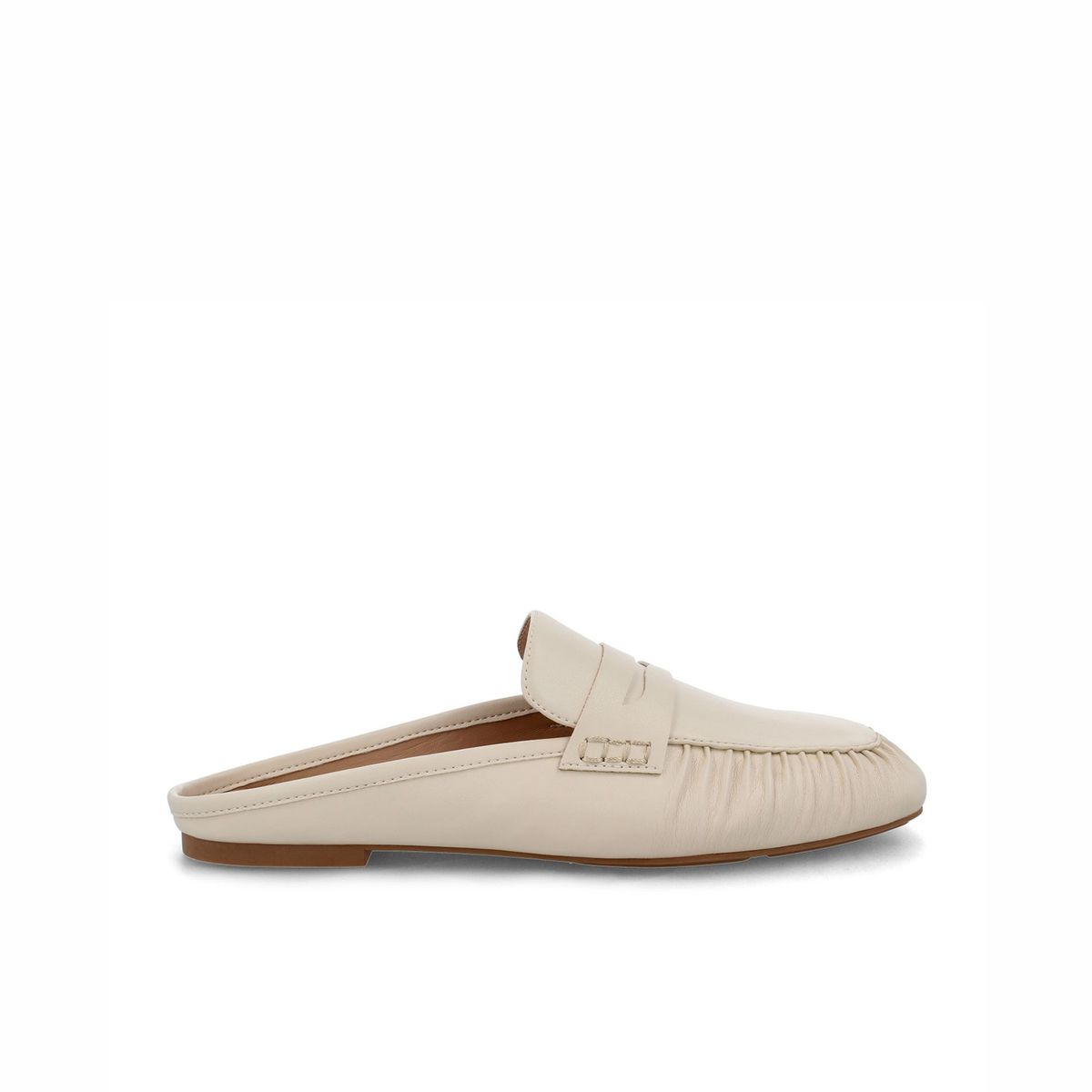BATA - Ballerinas Mujer Bata London Blanco Sin Caña