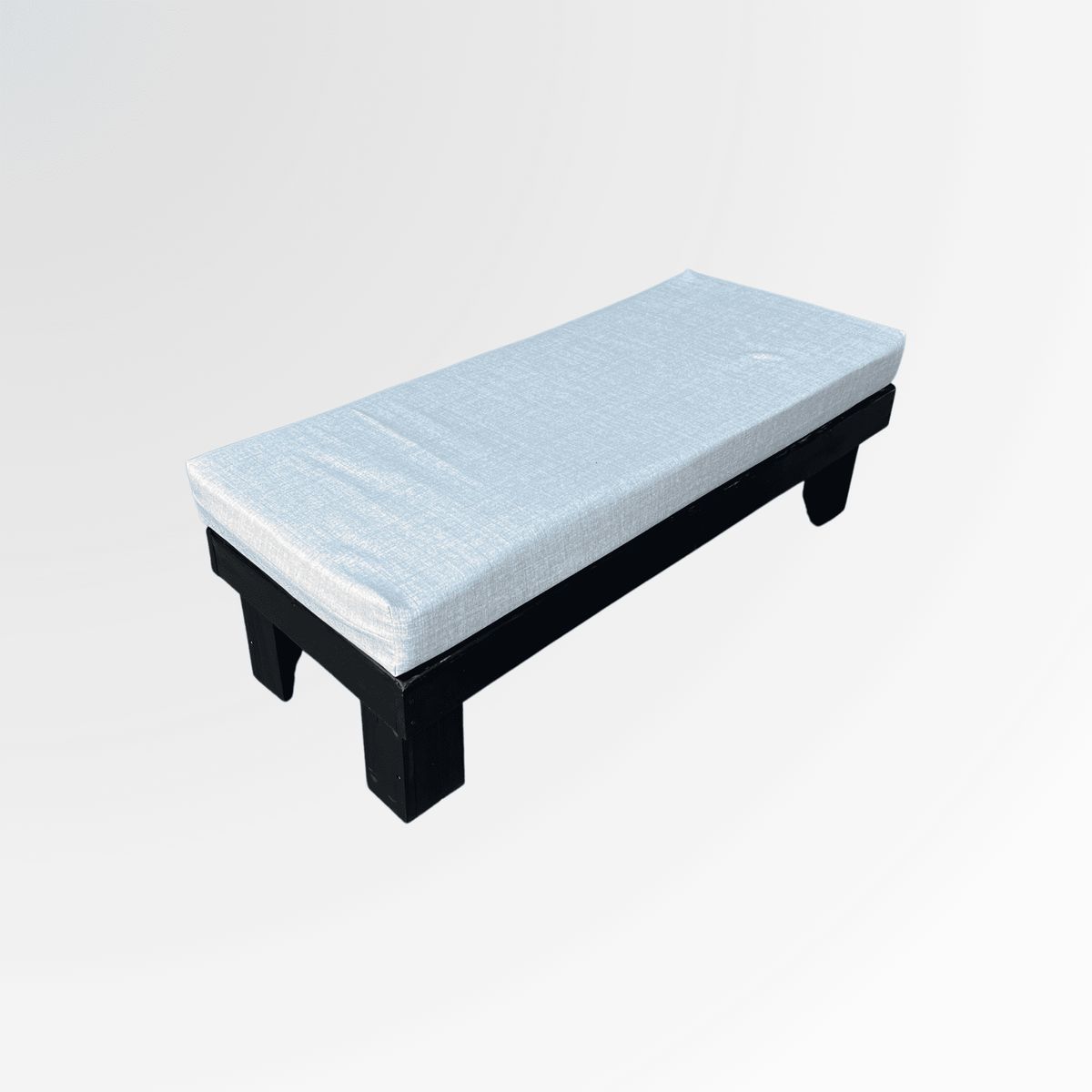 GENERICO - Set Living Terraza Negra Madera  + Mesa Centro