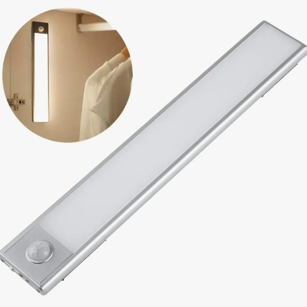 GENERICO - Barra De Iluminación Led Con Sensor De Movimiento Usb 350 Lm