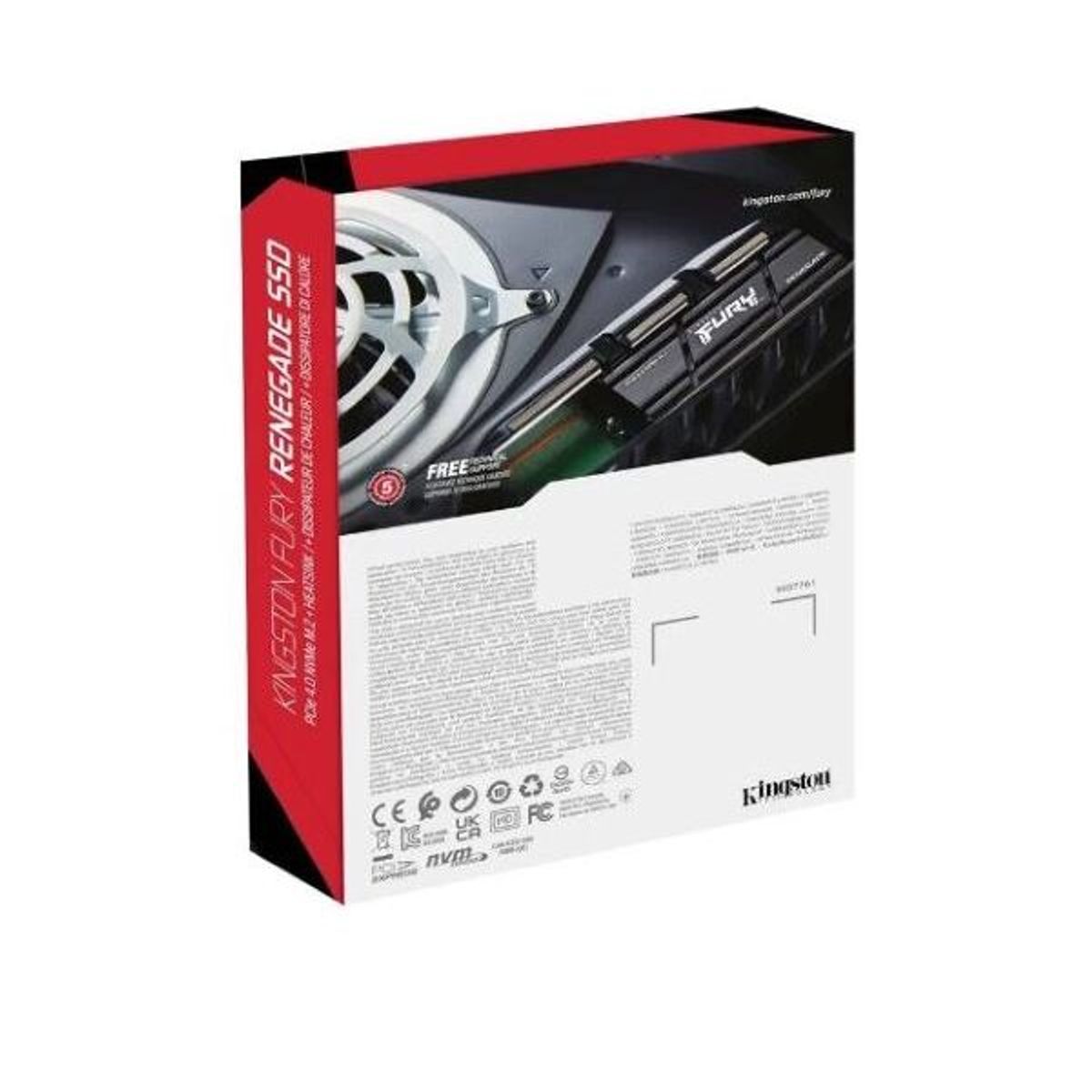 KINGSTON - SSD M.2 (2280) - 2 TB - Kingston FURY Renegade - NVMe PCIe 4