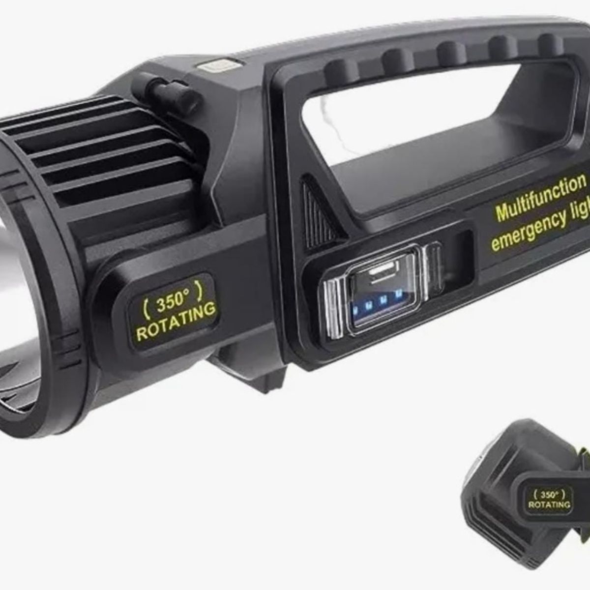 GENERICO - Linterna Reflector Multifuncional Solar Recargable Led W5167