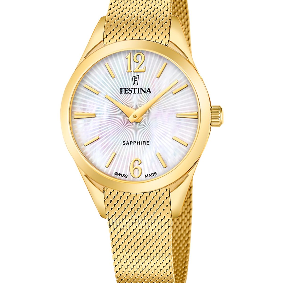 FESTINA SWISS - Reloj F20077/1 Festina Swiss Blanco Mujer GRACE