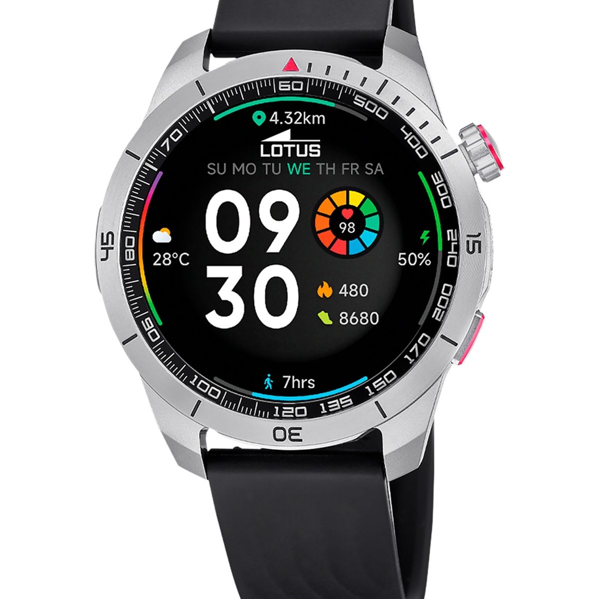 LOTUS - Reloj 50208/1 Lotus Negro Hombre SmartWatch