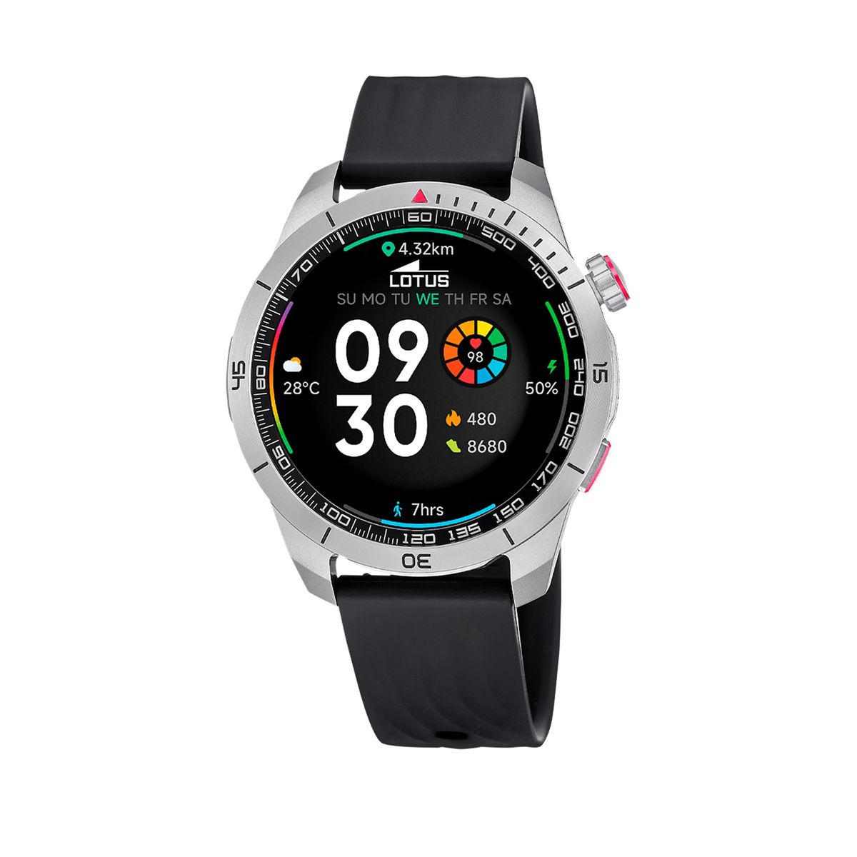 LOTUS - Reloj 50208/1 Lotus Negro Hombre SmartWatch