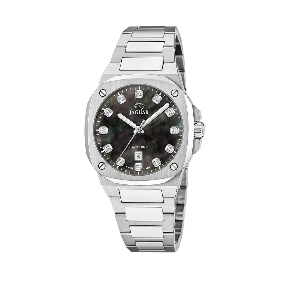 JAGUAR - Reloj J1027/8 Jaguar Swiss Negro Mujer Rondcarre