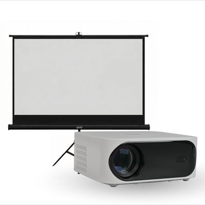 Levo Proyector Portatil Orion 12000Lm + Telón 100"" Negro