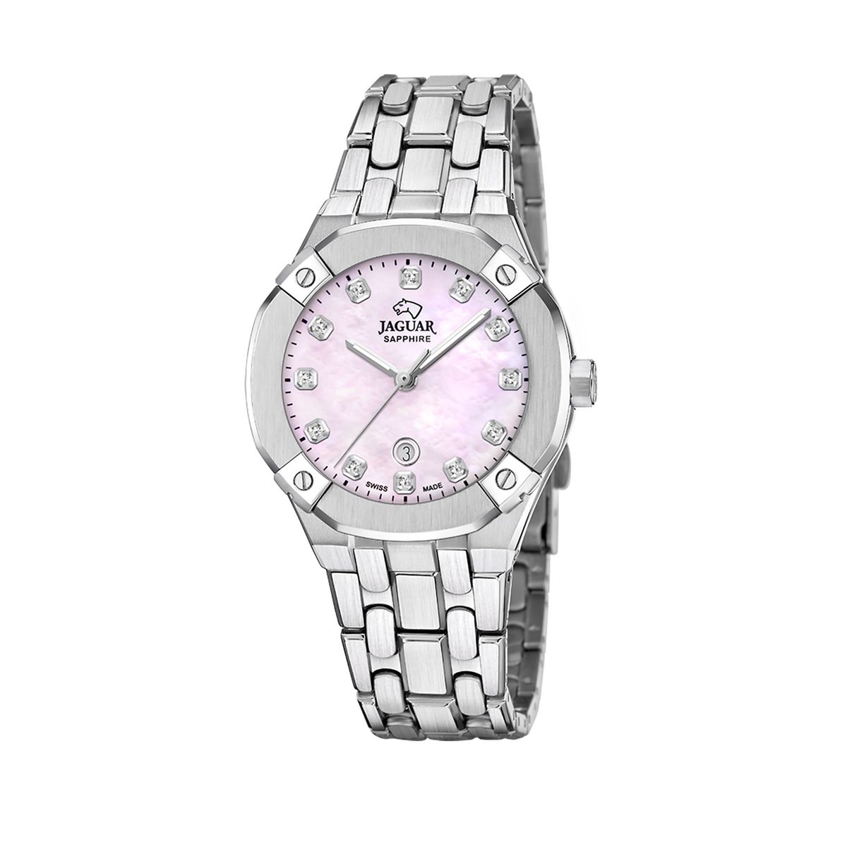 JAGUAR - Reloj J1016/5 Jaguar Swiss Rosa Mujer Diplomatic