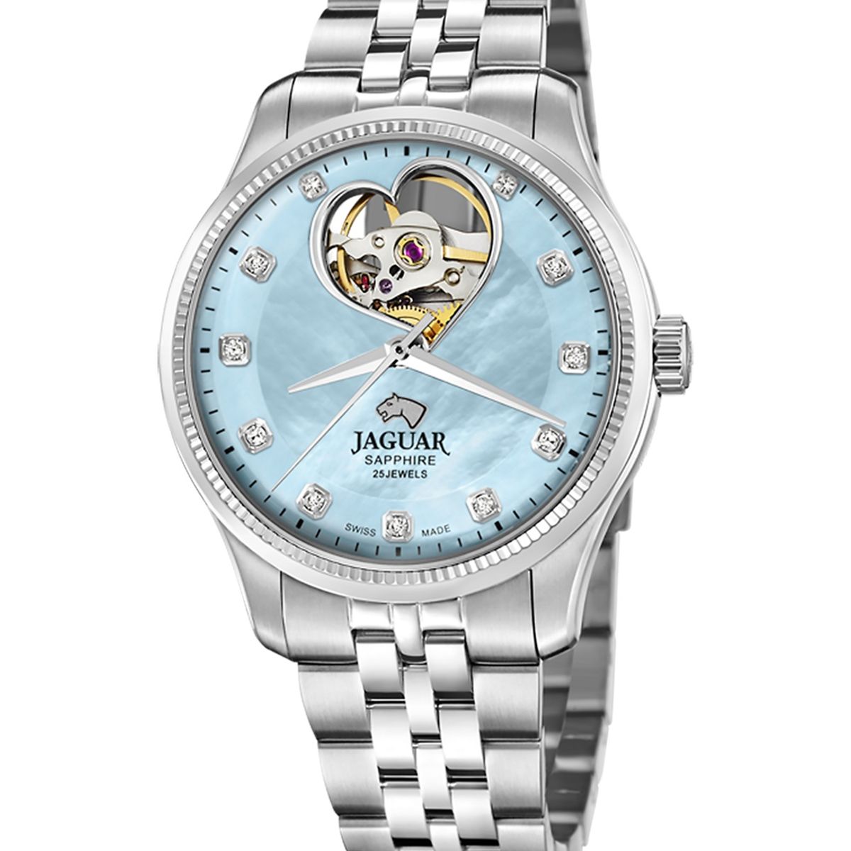 JAGUAR - Reloj J994/4 Jaguar Swiss Azul Mujer Automático