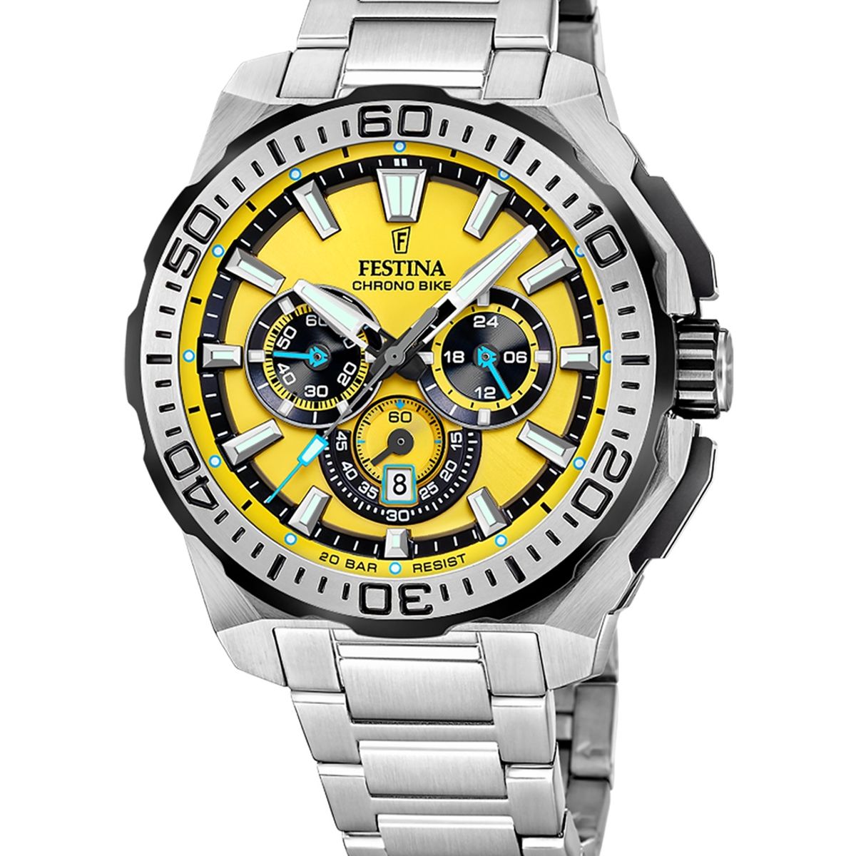 FESTINA - Reloj F20724/4 Festina Amarillo Hombre Chrono Bike