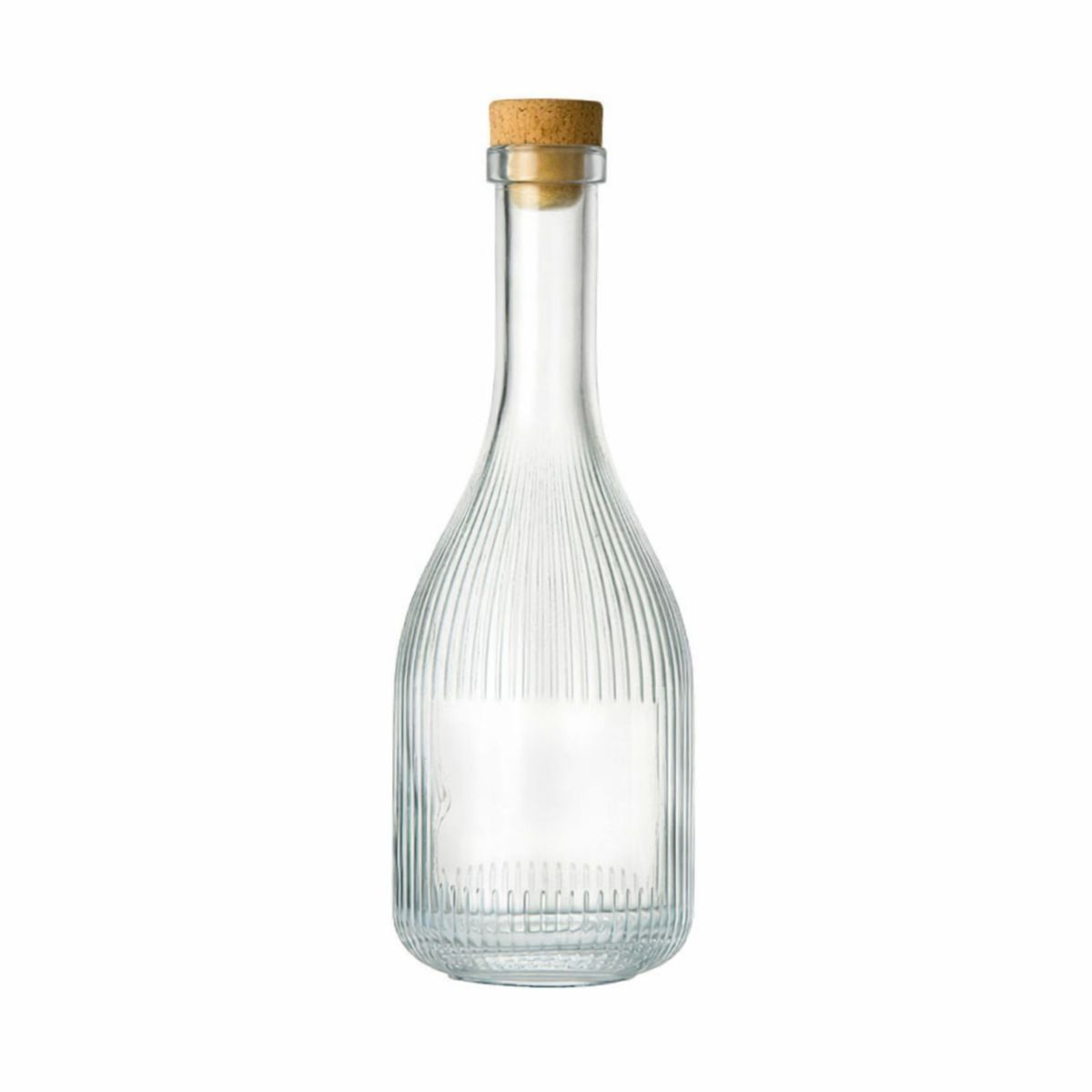 GENERICO - Botella Hermética Decantadora De Vidrio Con Tapa Tipo Corcho 375ml