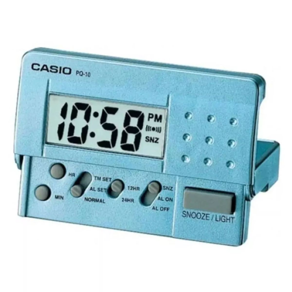 CASIO - DESPERTADOR CASIO PQ-10D-2RDF AZUL