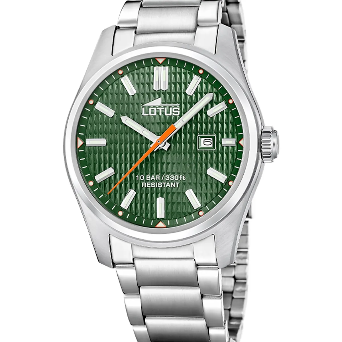 LOTUS - Reloj 19060/5 Lotus Verde Hombre Acero Clásico