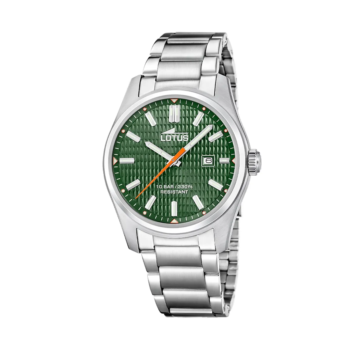 LOTUS - Reloj 19060/5 Lotus Verde Hombre Acero Clásico