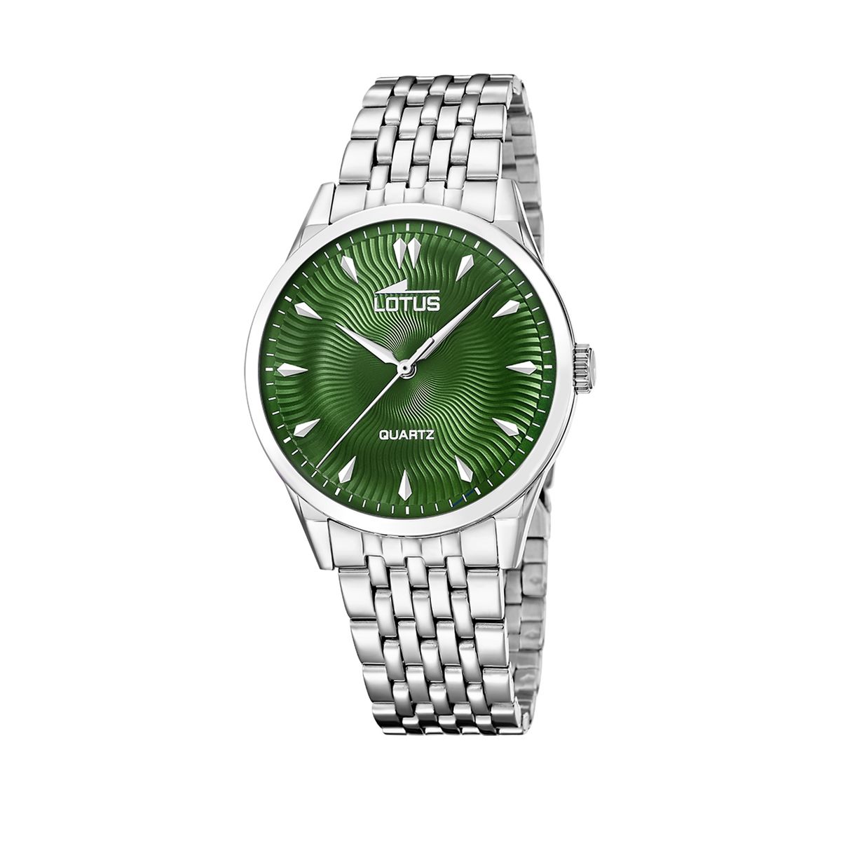 LOTUS - Reloj 19056/3 Lotus Verde Hombre Acero Clásico