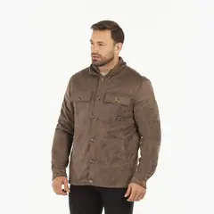 GANGSTER - Chaqueta Overshirt Calm Cafe