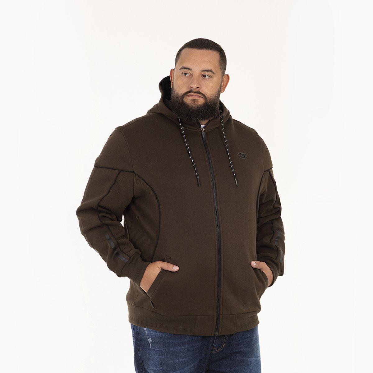 GANGSTER - Plus Poleron Fullzipper Join Cafe