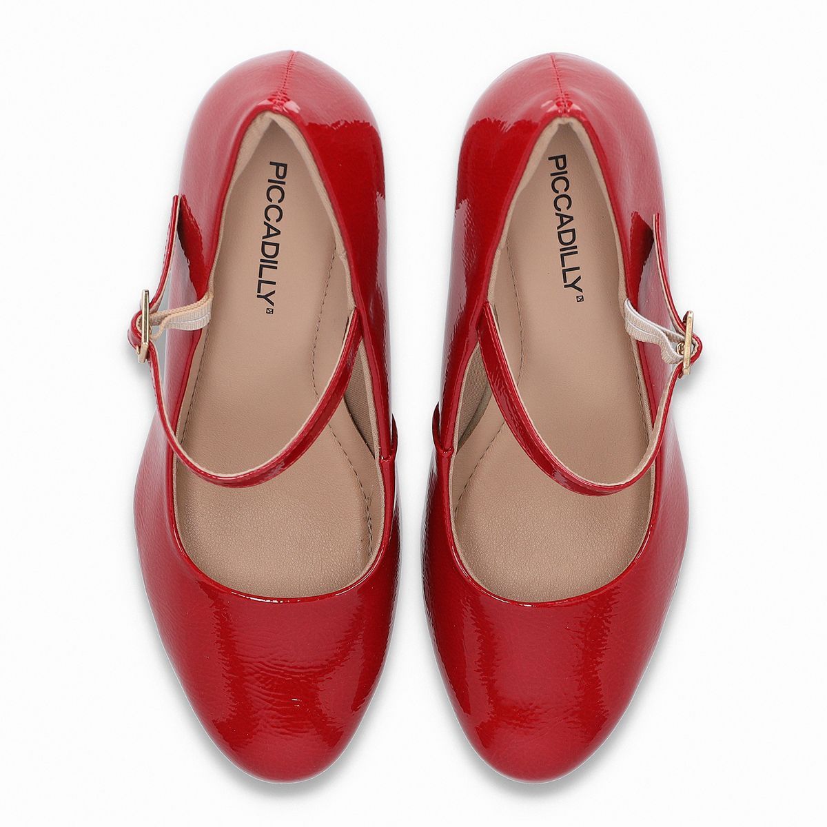 PICCADILLY - Zapato Mary Jane Mujer Rojo Evelin Piccadilly