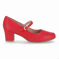 PICCADILLY - Zapato Mary Jane Mujer Rojo Laura 01