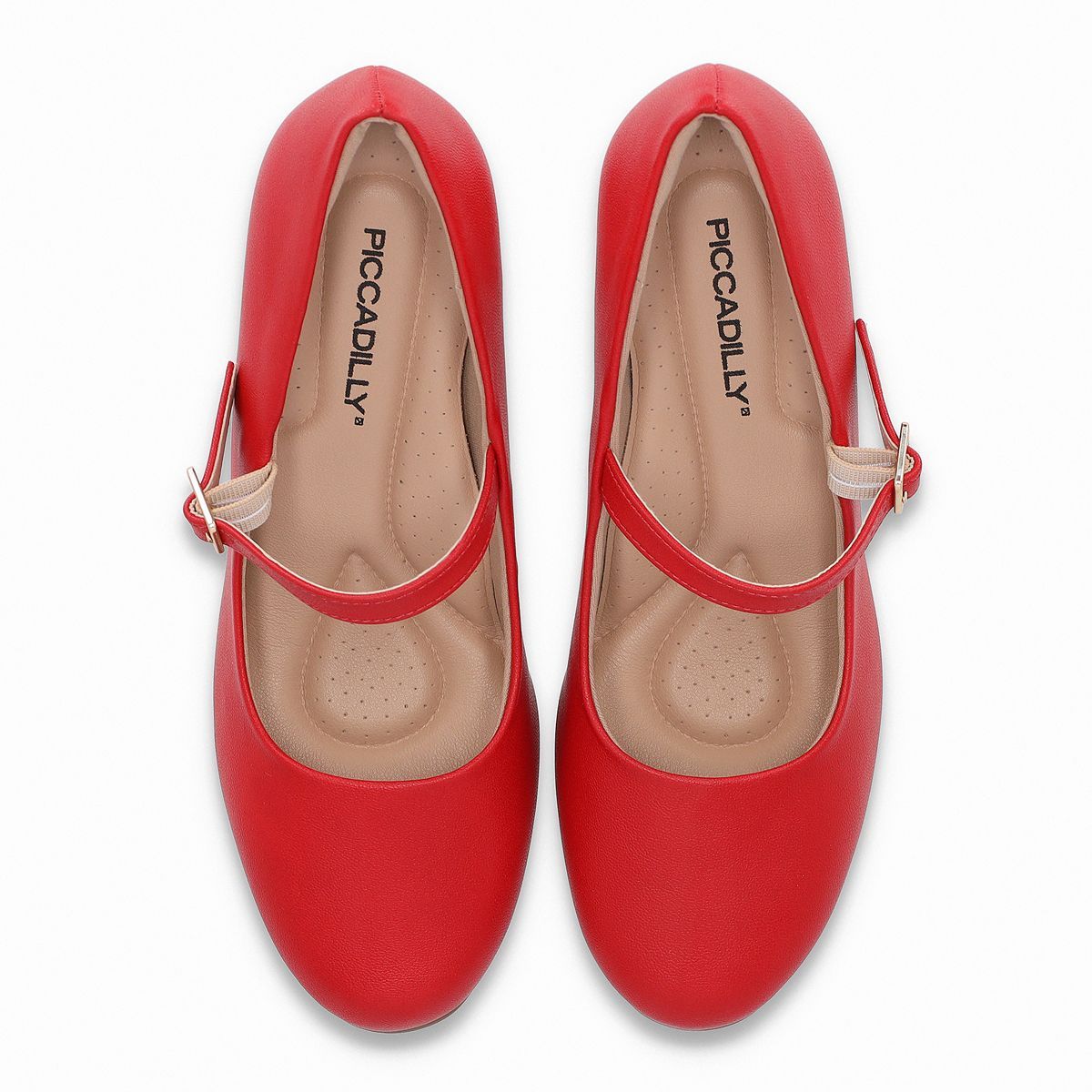 PICCADILLY - Zapato Mary Jane Mujer Rojo Laura 01 Piccadilly