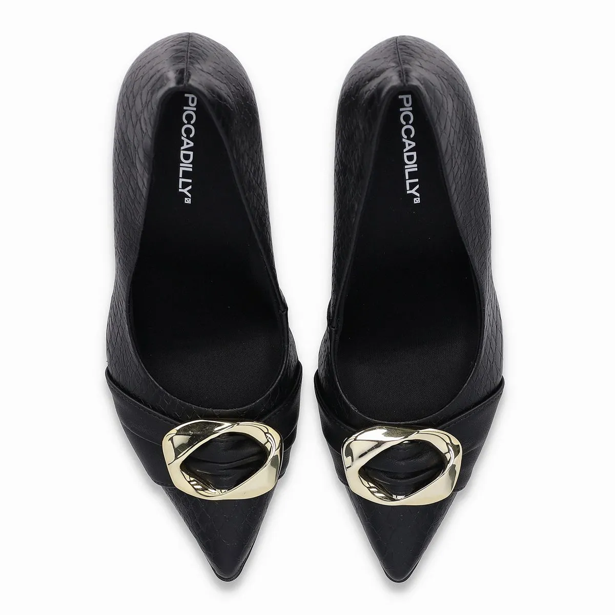 PICCADILLY - Zapato Mujer Negro/Dorado Silvana 42 Piccadilly