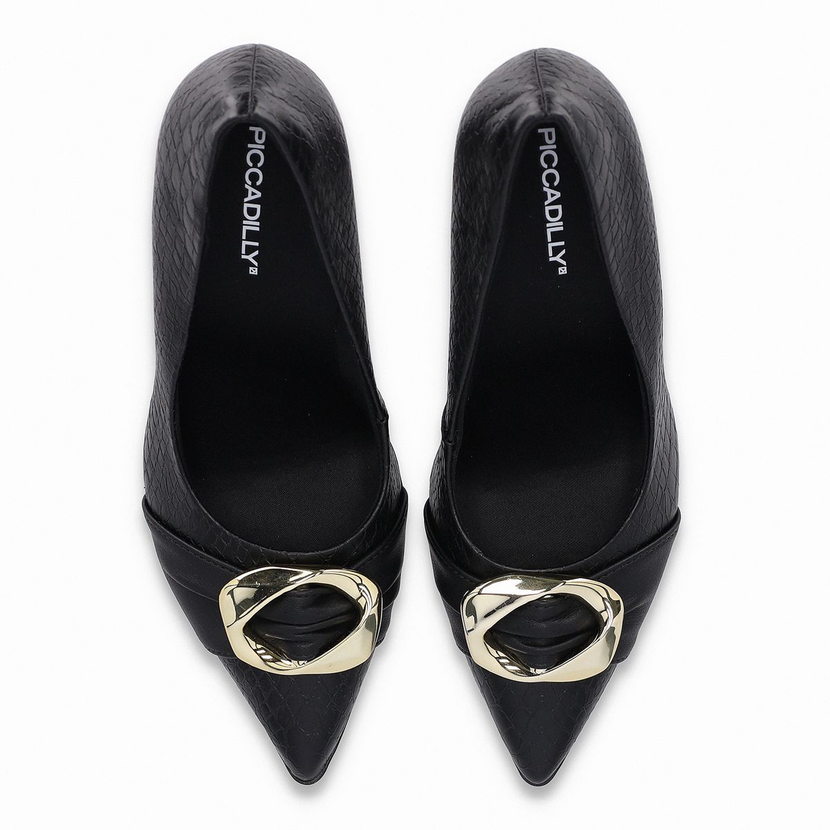 PICCADILLY - Zapato Mujer Negro/Dorado Silvana 42 Piccadilly