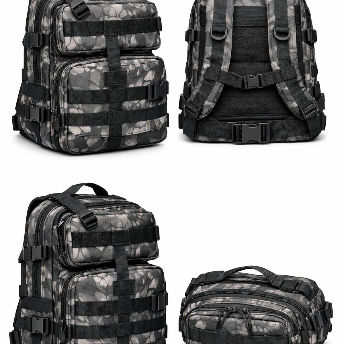 GENERICO - Mochila Táctica Militar LHI 25L Impermeable Crossfit Gym