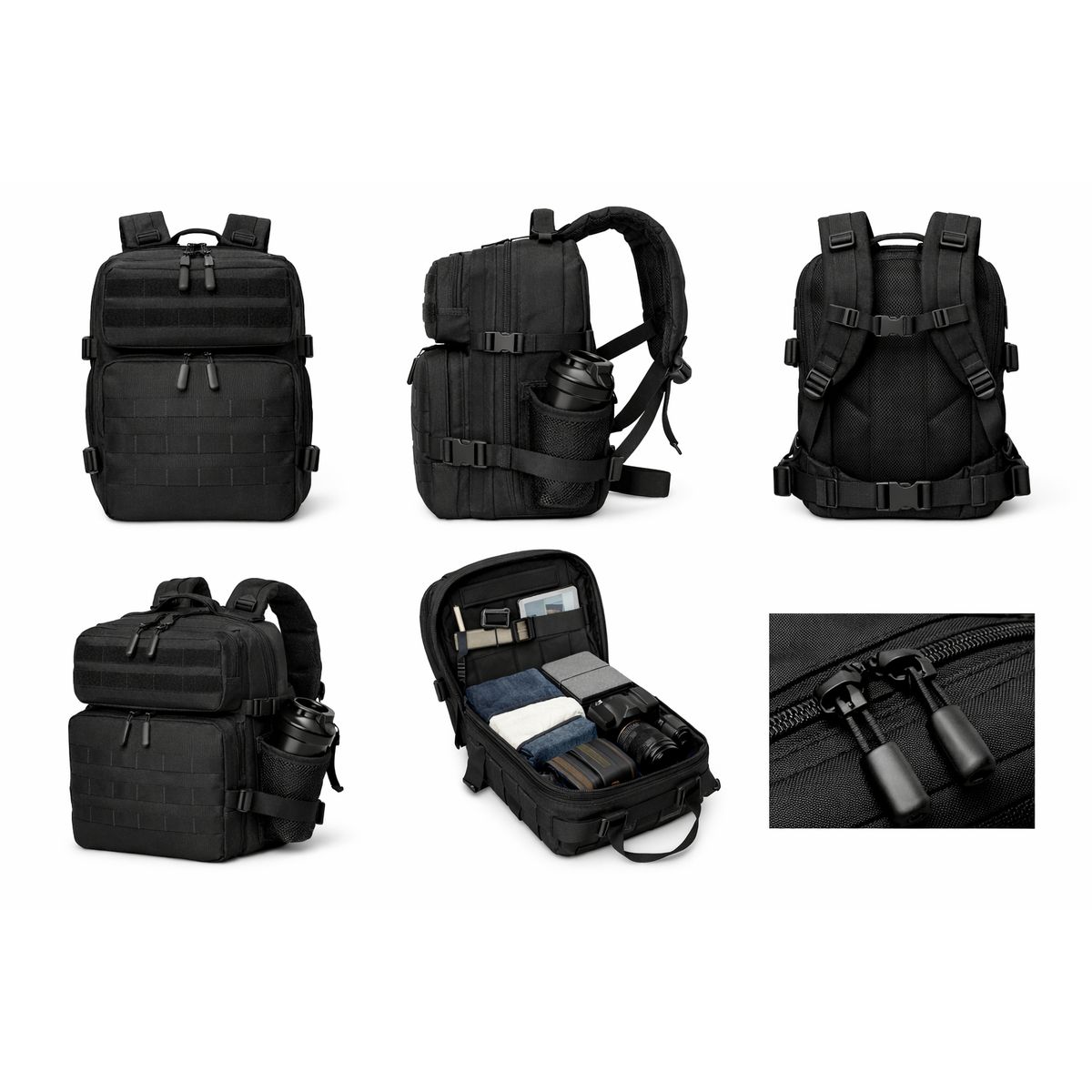 GENERICO - Mochila Táctica Militar LHI 25L Impermeable Crossfit Gym