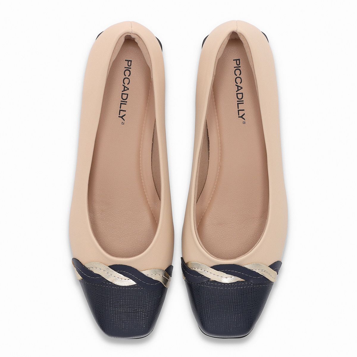 PICCADILLY - Zapato Mujer Beige/Azul Tati 418 Piccadilly