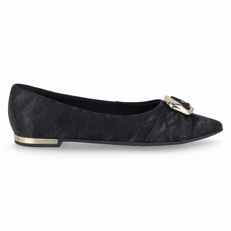 Zapato Mujer Negro/Dorado Ana 01