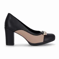 PICCADILLY - Zapato Mujer Negro/Nude Deise 013