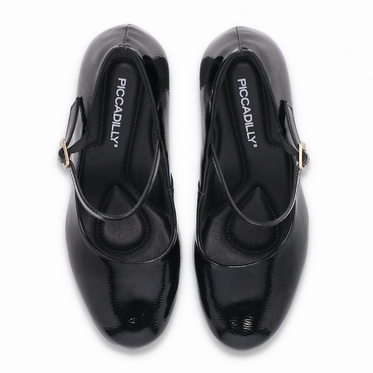 PICCADILLY - Zapato Mary Jane Mujer Negro/Charol Deise Piccadilly