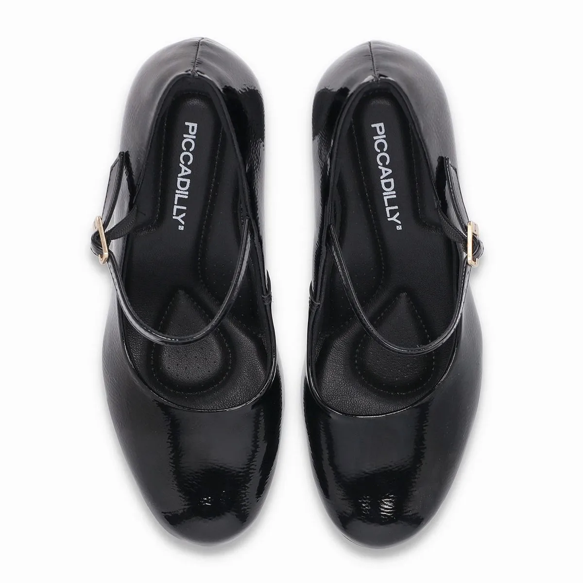 PICCADILLY - Zapato Mary Jane Mujer Negro/Charol Deise Piccadilly