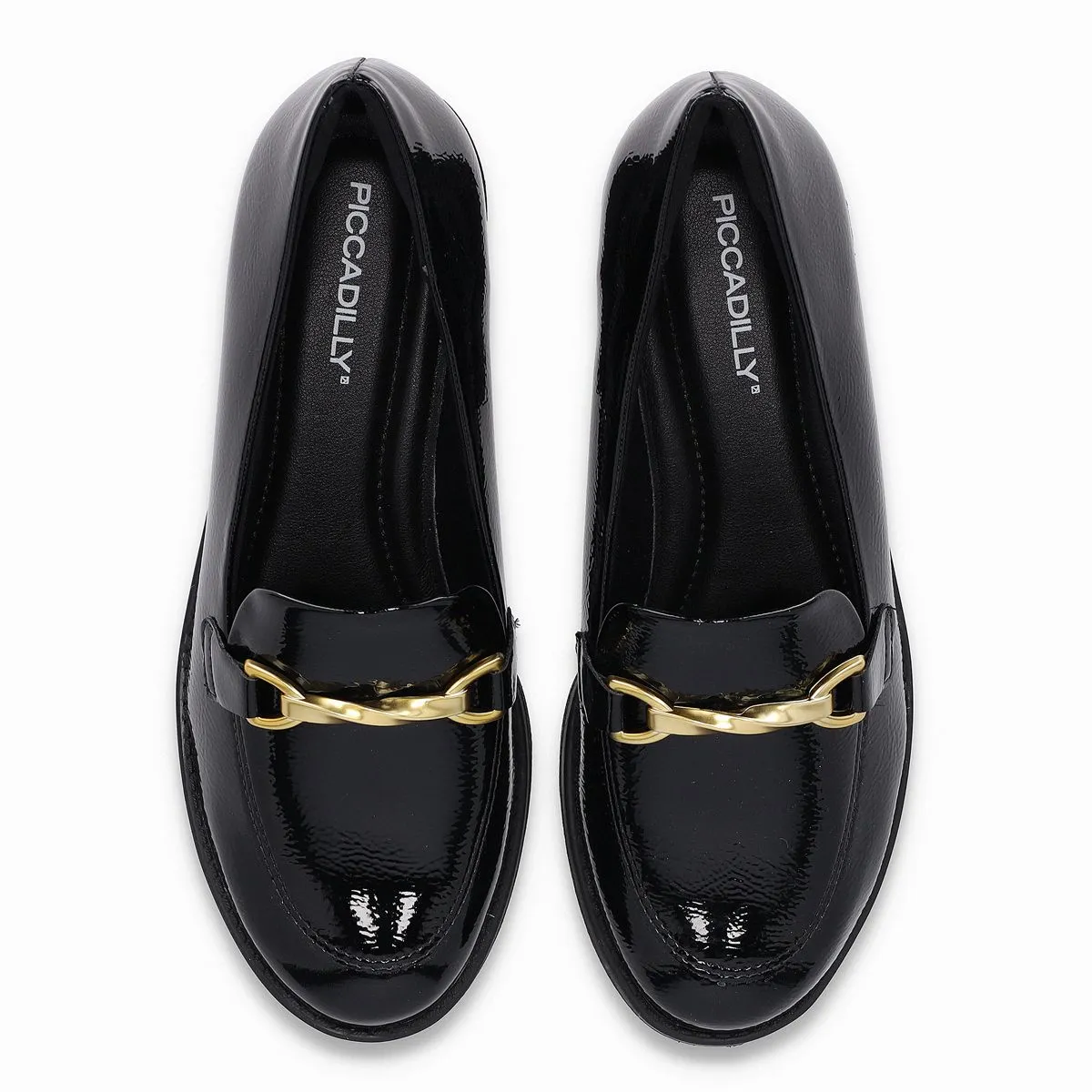 PICCADILLY - Mocasin Mujer Negro/Charol Leci Piccadilly