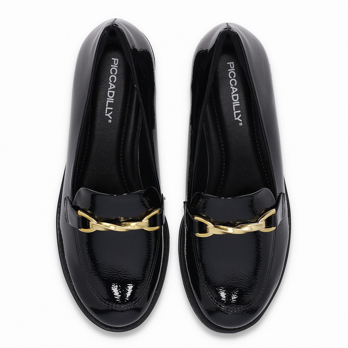 PICCADILLY - Mocasin Mujer Negro/Charol Leci Piccadilly