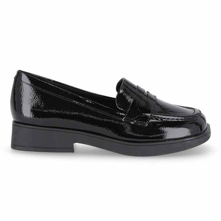 Mocasin Mujer Negro Francisca