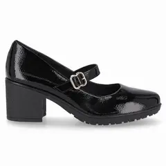 PICCADILLY - Zapato Mary Jane Mujer Negro/Charol Daiane