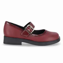 PICCADILLY - Zapato Mary Jane Mujer Burdeo Francisca