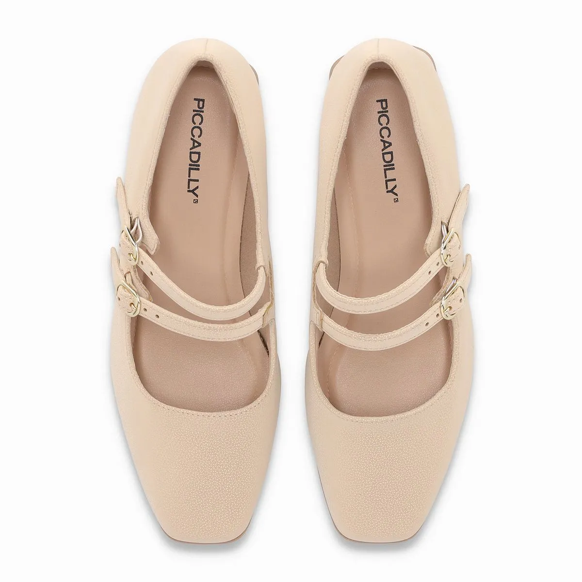PICCADILLY - Zapato Mary Jane Mujer BeigeTati Piccadilly