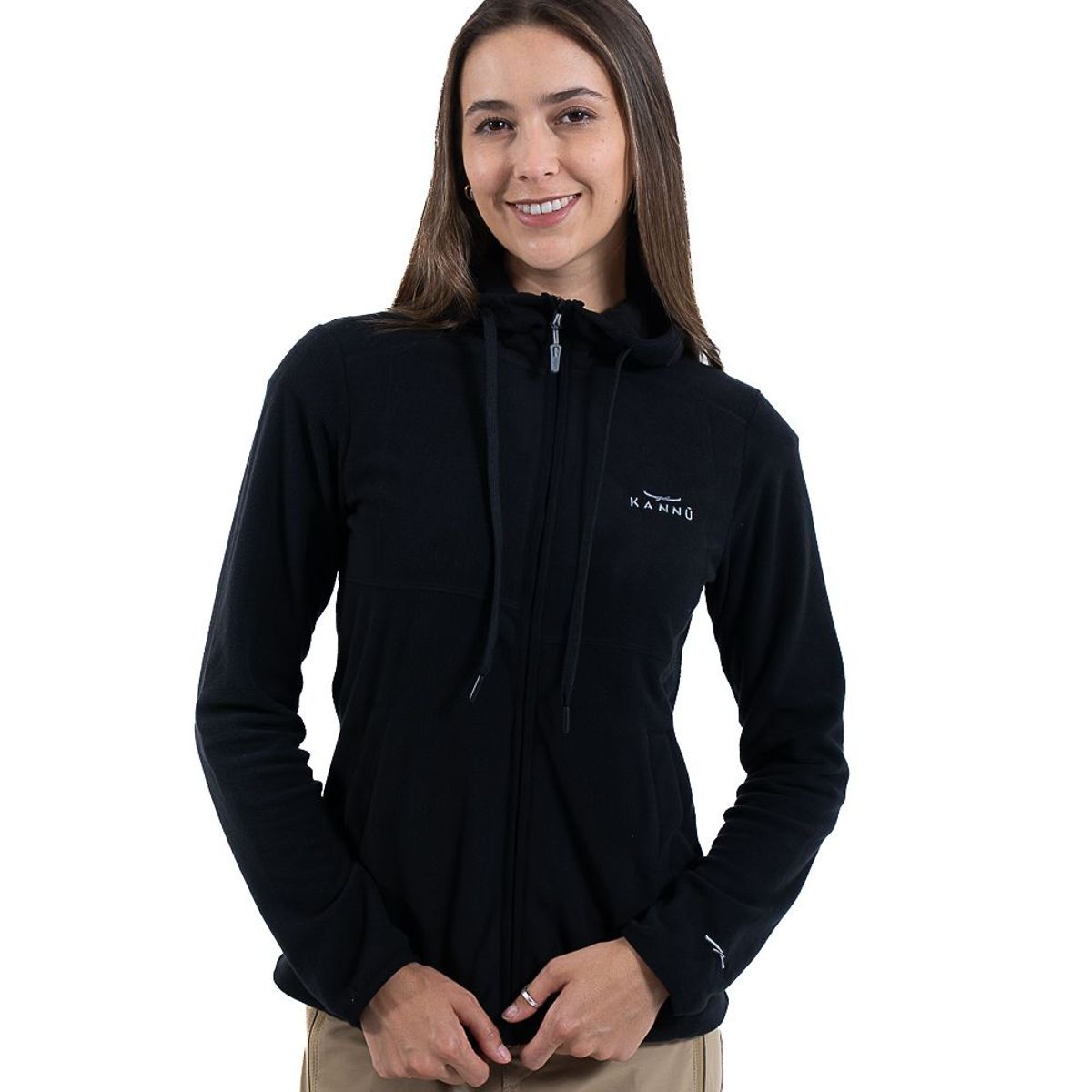 KANNU - Polerón Hoodie Micropolar Mujer Valle De La Luna