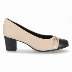 PICCADILLY - Zapato Mujer Beige/Negro Laura 02