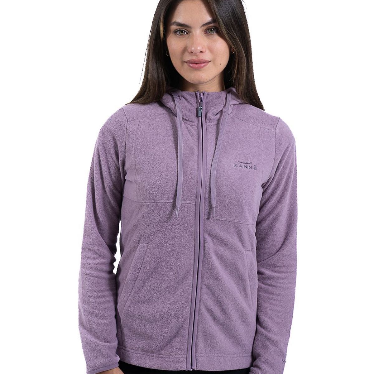 KANNU - Polerón Hoodie Micropolar Mujer Valle De La Luna