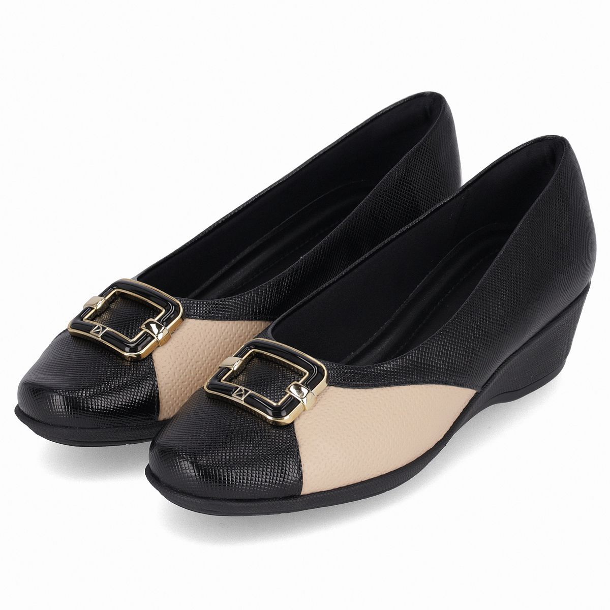 PICCADILLY - Zapato Mujer Negro/Beige Ivone 04 Piccadilly